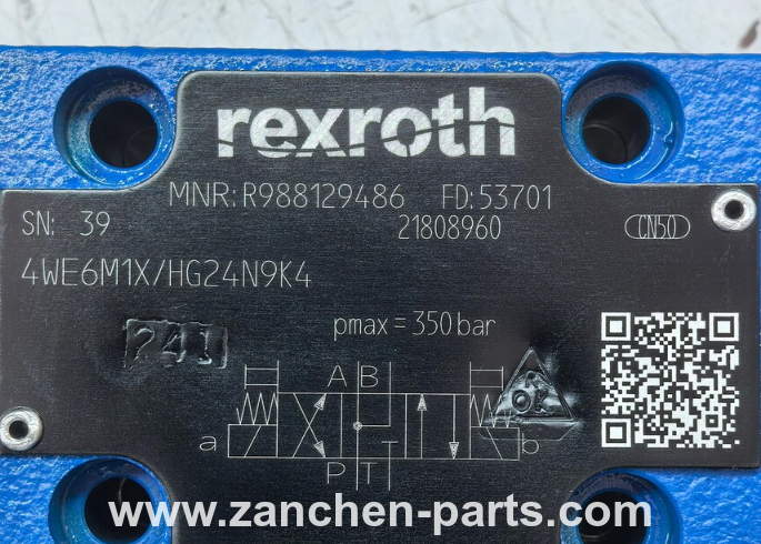 Rexroth R988129486 Directional Spool Valve 4WE6M1X/HG24N9K4